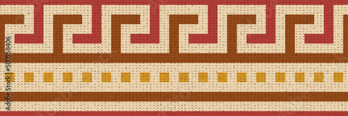 Geometric ethnic pattern, vector design