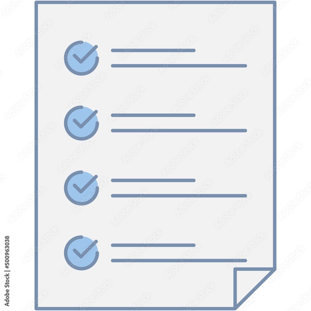 Check list icon vector document tick form