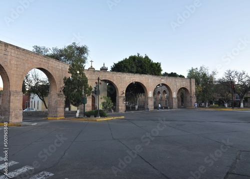 Morelia, Mexico, old viaduct.