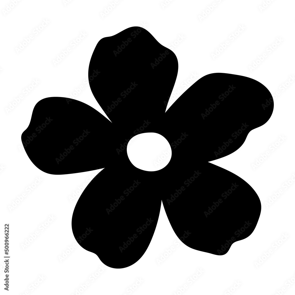 Flower icon, vector flat icon Flower icon, vector flat icon