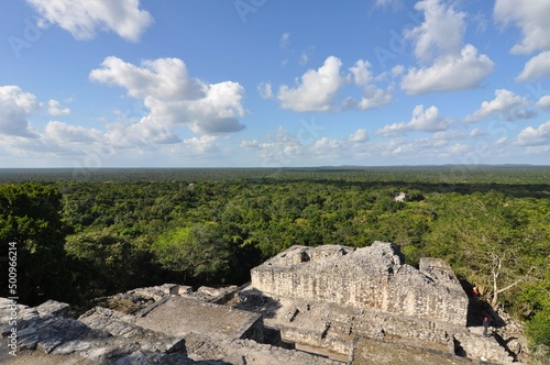 The Calakmul ruins, Mexico.