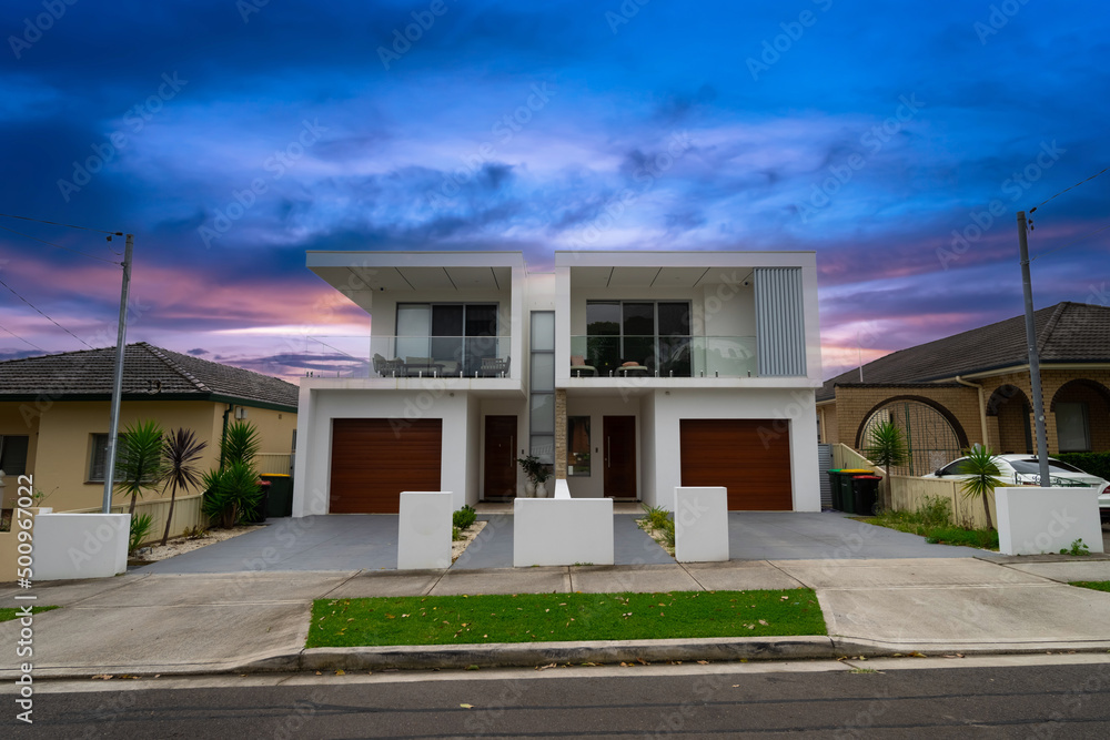 Apartment building in inner Sydney suburb NSW Australia