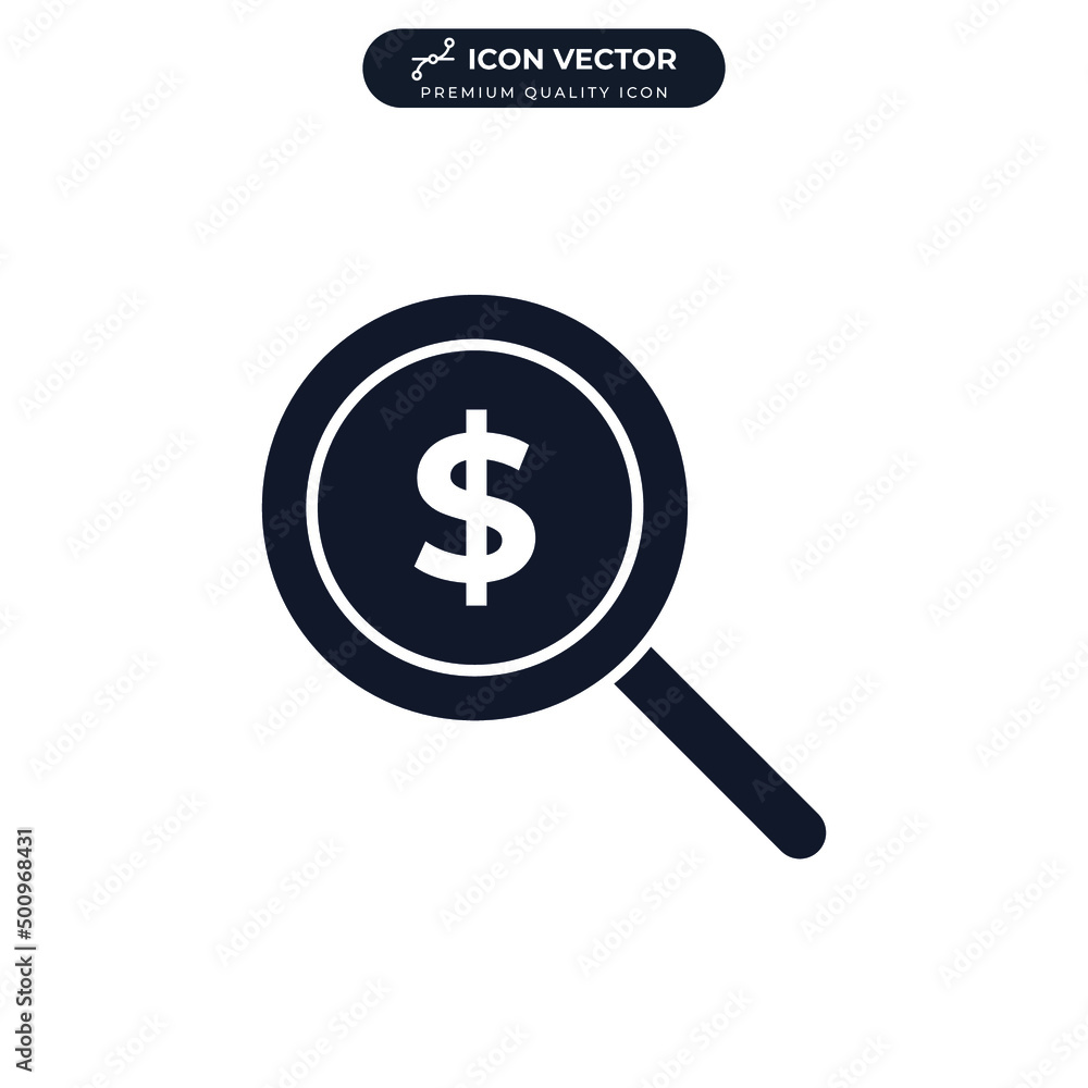 research money icon symbol template for graphic and web design collection logo vector illustration research money icon symbol template for graphic and web design collection logo vector illustration
