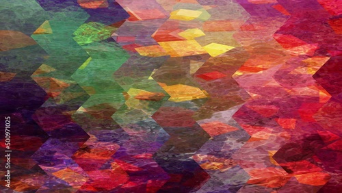 Abstract Colorful Art Background Loop