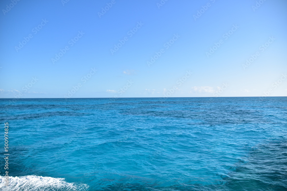 Sea and Sky in the Caribbean
