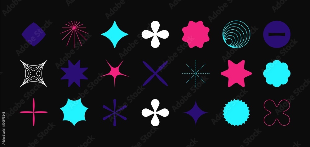 Minimal brutalist shapes. Geometric bold primitive forms bauhaus swiss design, postmodern blocks. Vector illustration Minimal brutalist shapes. Geometric bold primitive forms bauhaus swiss design, postmodern blocks. Vector illustration
