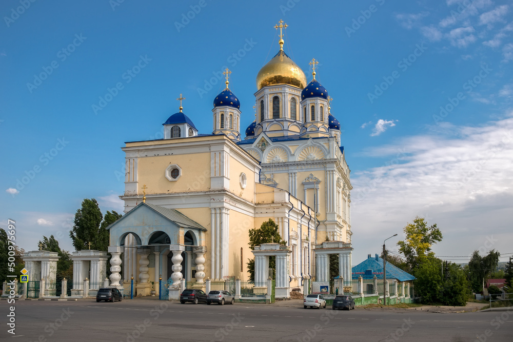 YELETS, The Cathedral of the Ascension of the Lord - the main Orthodox church of the city of Yelets, the cathedral church of Yelets Diocese
