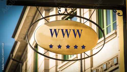 Street Sign to WWW