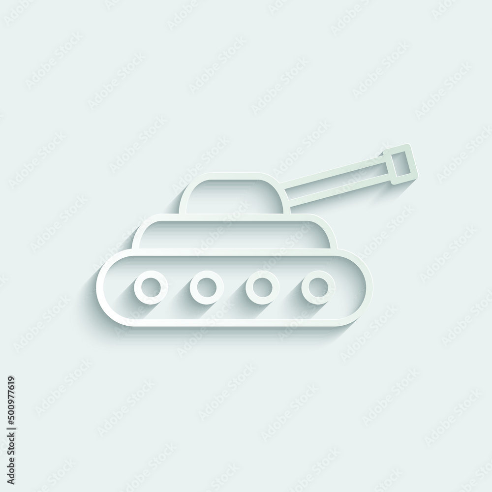 tank icon vector war sign tank icon vector war sign