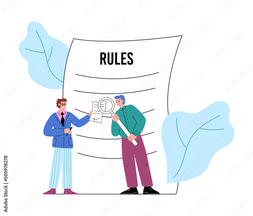 New Employee Signing Policy Of Company Rules Flat Vector Illustration new-employee-signing-policy-of-company-rules-flat-vector-illustration