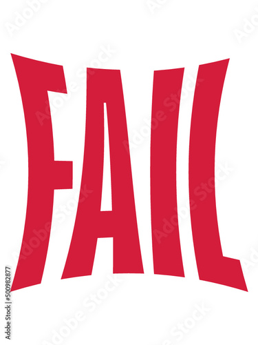 Fail Text Logo 
