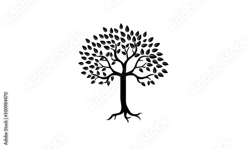 Fototapeta Naklejka Na Ścianę i Meble -  initials alphabet logo icon vector Tree