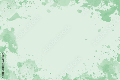 Water green Watercolor Type Abstract Background space for graphic design