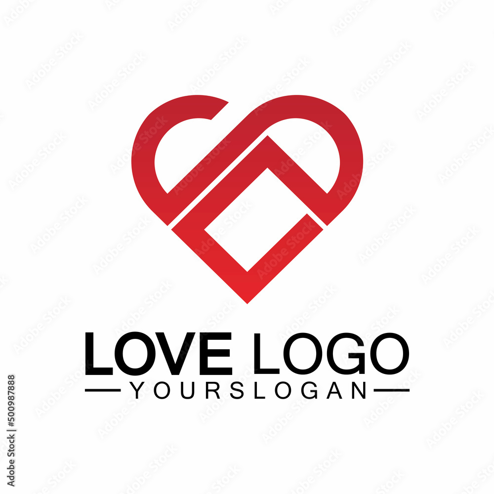 Love logo design vector,geometric hearth logo vector, linear love vector logo concept,Heart shape logo design-Vector Love logo design vector,geometric hearth logo vector, linear love vector logo concept,Heart shape logo design-Vector