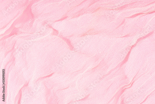 Pink Abstract background texture of soft chiffon. Full frame