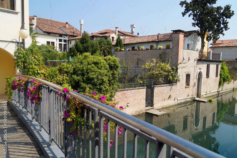 Italian town Portogruaro ( a town and comune in the Metropolitan City of Venice, Veneto, northern Italy)	