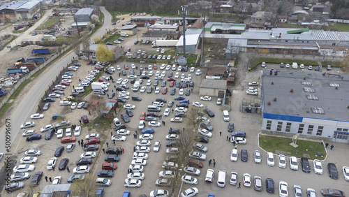Top view of Pyatigorsk and the car market © Марем Гукежев