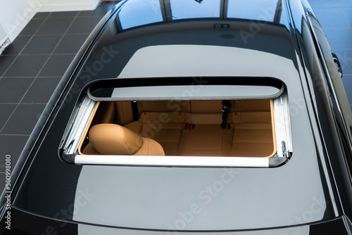 sunroof in the car