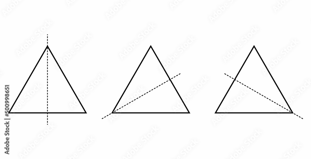 lines of symmetry in a equilateral triangle