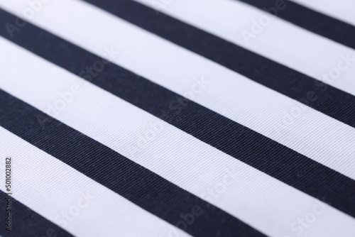 Fabric striped black white line pattern background