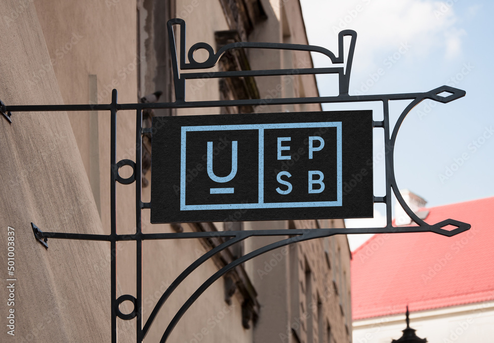 Restaurant Sign Mockup Stock Template | Adobe Stock