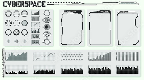 Simple and easy-to-use frame set. Callouts titles. Callout bar labels, information call box bars and modern digital info. Tech digital info boxes hud templates. Futuristic advertising communication