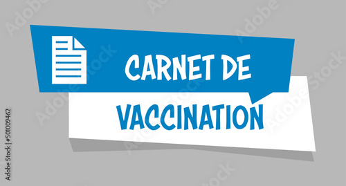 Logo carnet de vaccination.