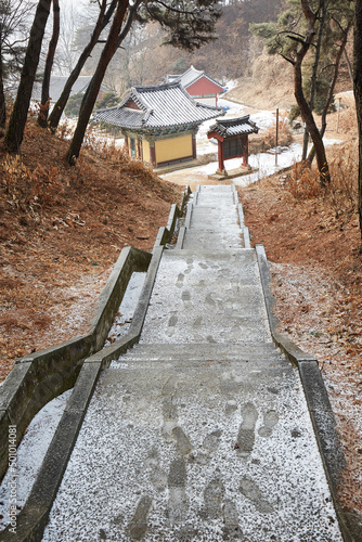 Silleuksa Temple in Yeoju-si, South Korea. Silleuksa Temple is an old Korean traditional temple.
 photo