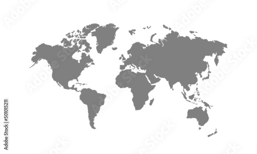 World map isolated symbol. Stock vector illustration EPS 10