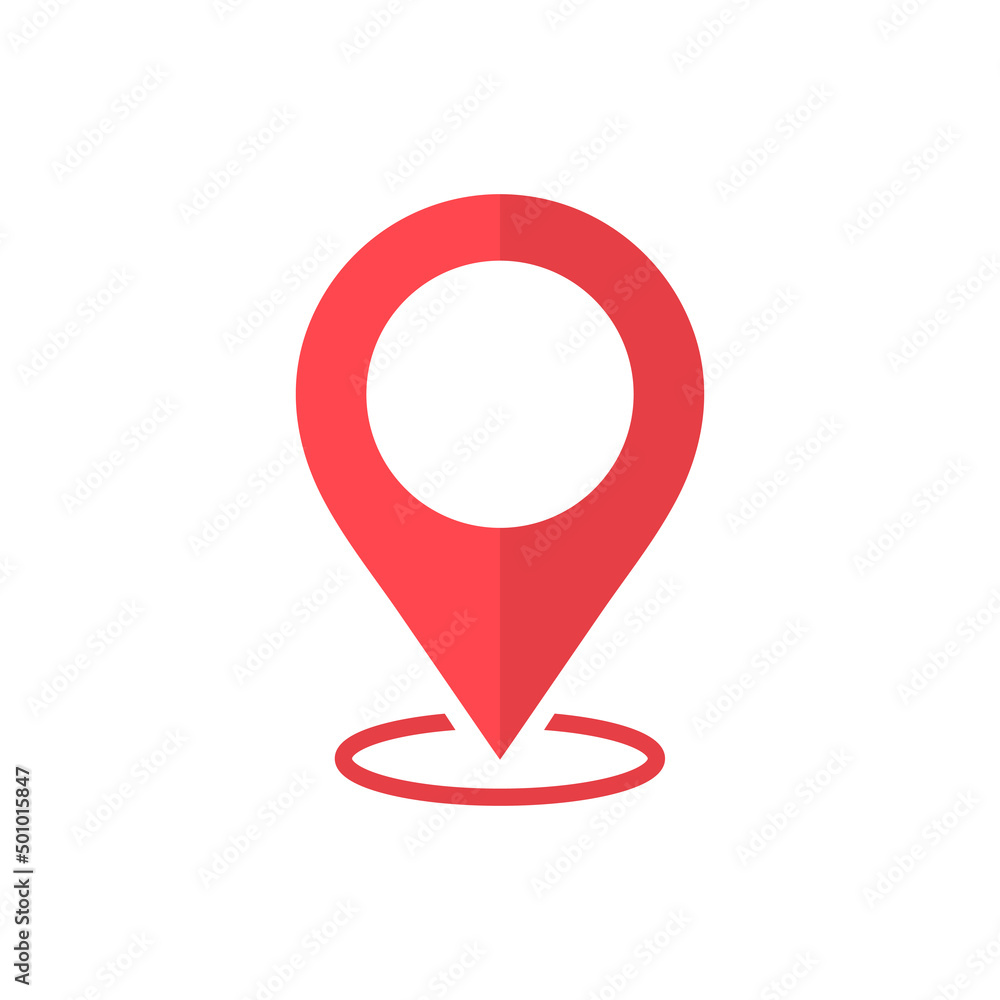 Pin map icon. Location red icon. Vector EPS 10 Pin map icon. Location red icon. Vector EPS 10