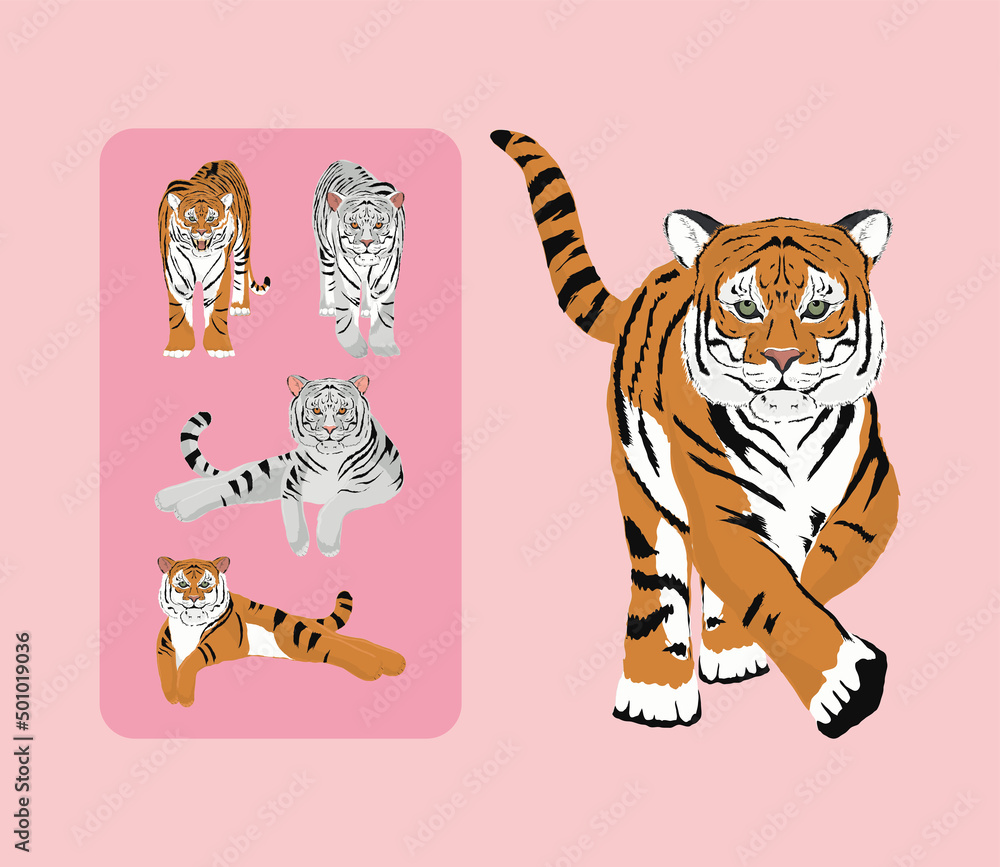 tigers animal icons