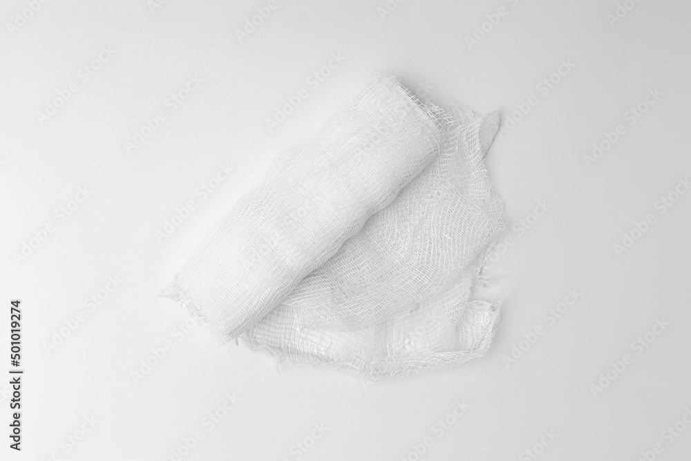 roll of medical bandage isolated on white background roll of medical bandage isolated on white background