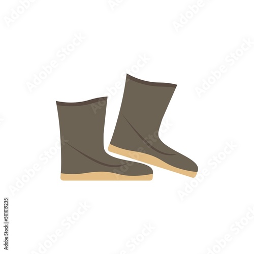 Boots, shoes icon template vector