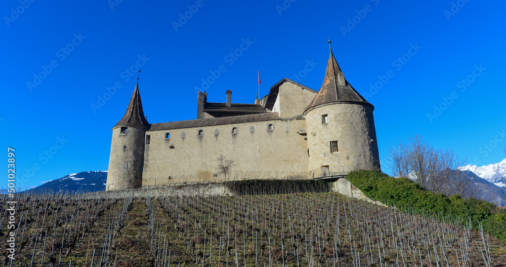  Château d’Aigle im Schweizer Kanton Waadt