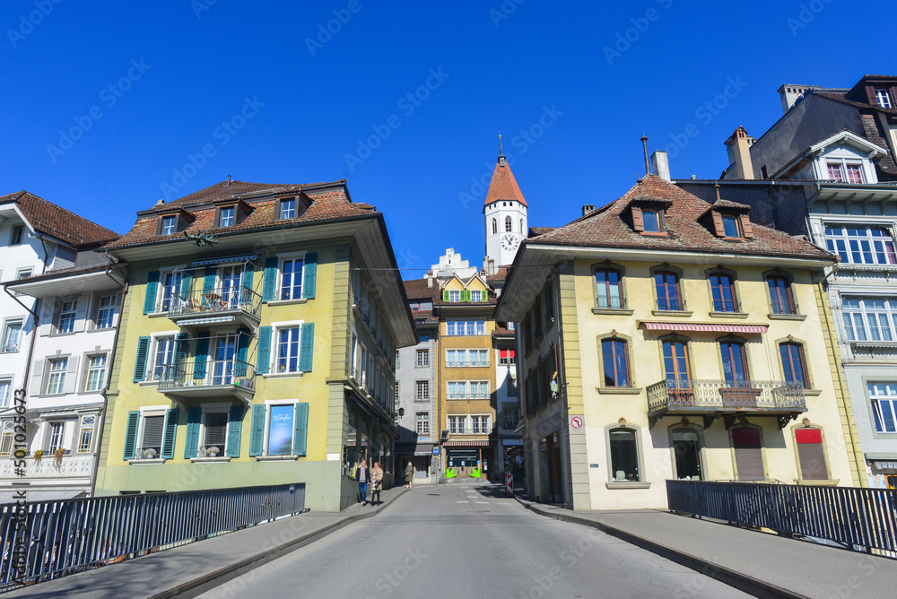 Fototapeta premium Altstadt Thun, Kanton Bern, Schweiz