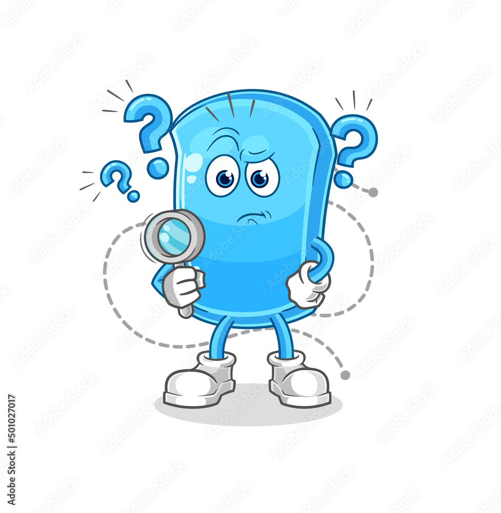 ski board searching illustration. character vector ski board searching illustration. character vector
