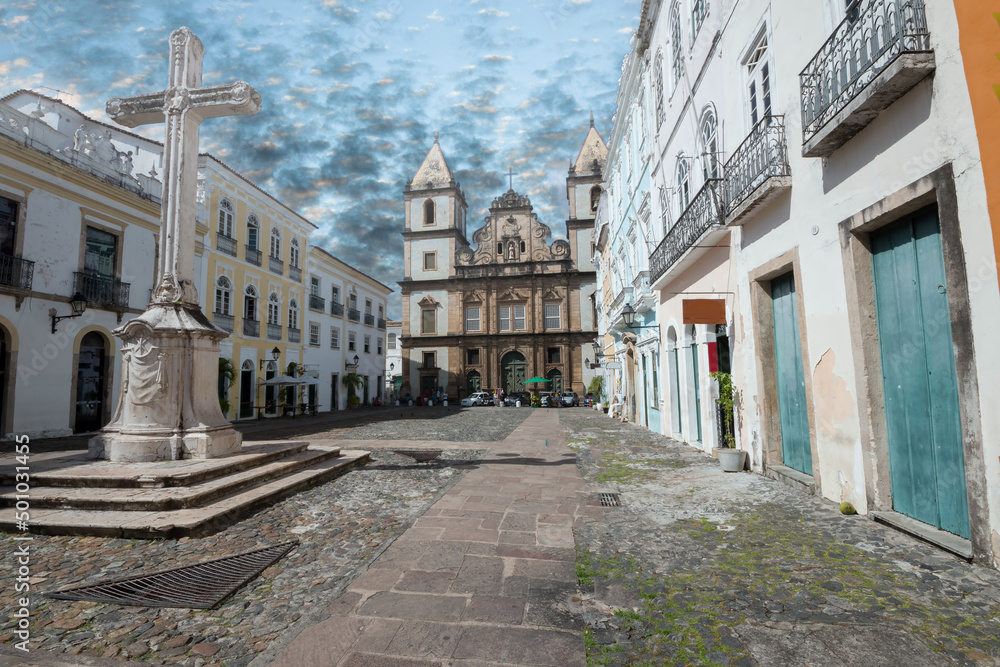 Church of São Francisco in Pelourinho Salvador Bahia Brazil