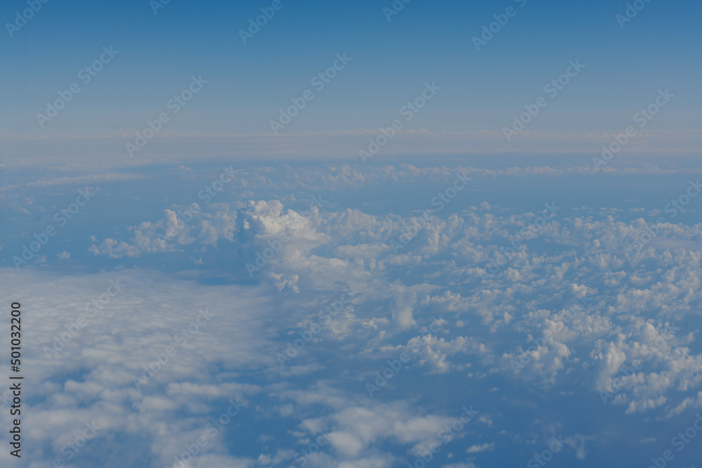 cloudy daytime skies are painted blue in summer cloudy daytime skies are painted blue in summer