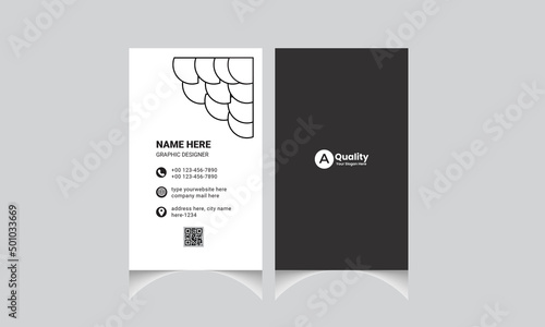 Multipurpose Corporate Business Card template size. Stationary Item. Clean And Modern Business card. 