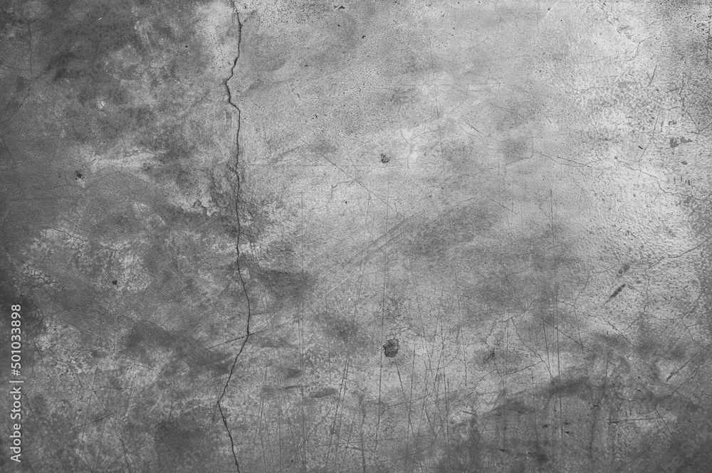 Fototapeta premium Texture of an old gray concrete wall use as background.
