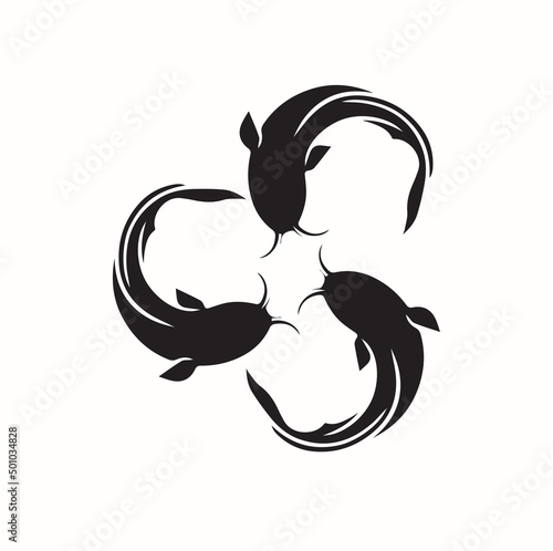 White background catfish vector icon illustration photo