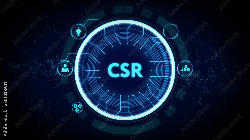 CSR abbreviation, modern technology concept. Business, Technology, Internet and network concept. CSR abbreviation, modern technology concept. Business, Technology, Internet and network concept.
