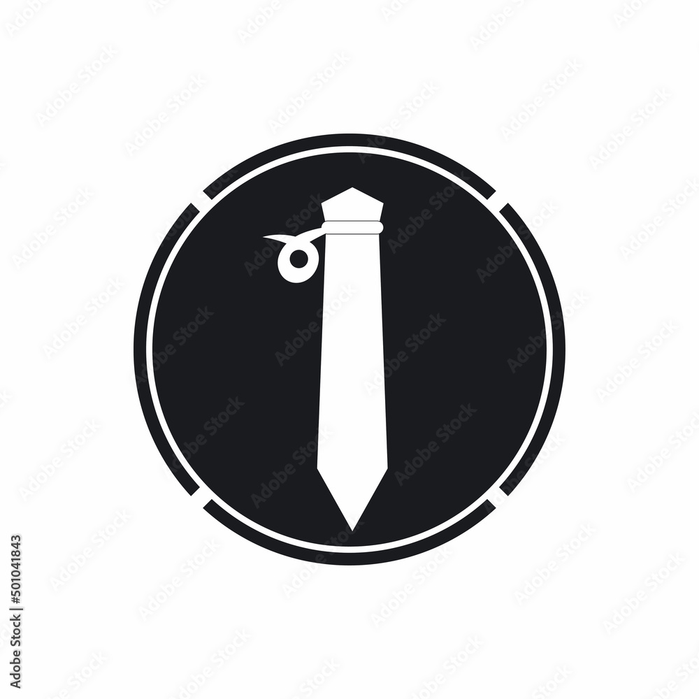 Necktie vector icon Necktie vector icon