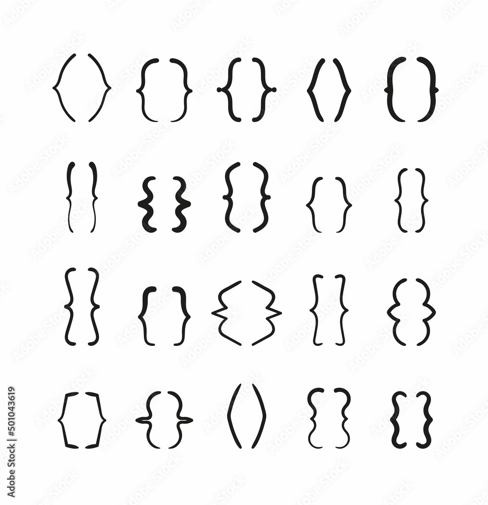 text box design drawing vector set text box design drawing vector set