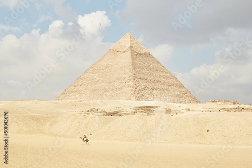 The Pyramid of Khafre at Giza  Egypt