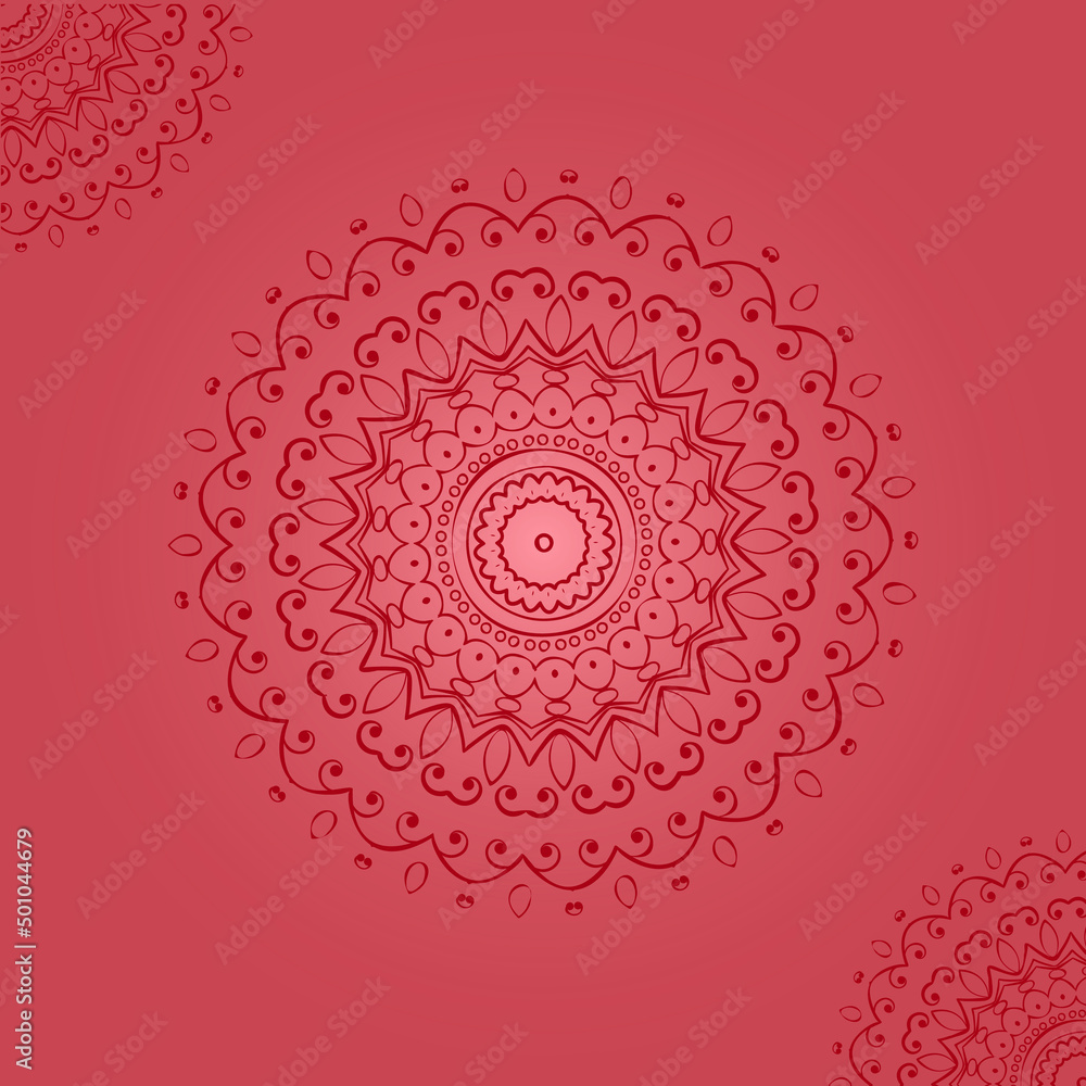 Floral Mandala Background Design Floral Mandala Background Design
