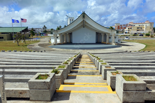 Canvas Print American Memorial Park in Saipan, Mariana islands