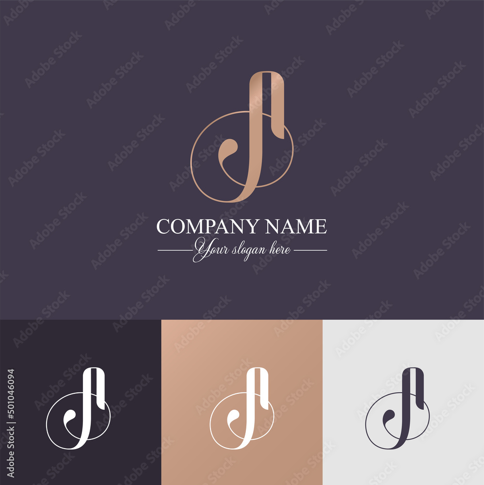 Naklejka premium A letter monogram. Elegant luxury A logo. Calligraphic style. Vector design. Luxurious linear creative monogram.