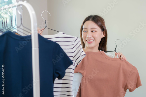 Bilde på lerret Choice of clothes,Nothing to wear