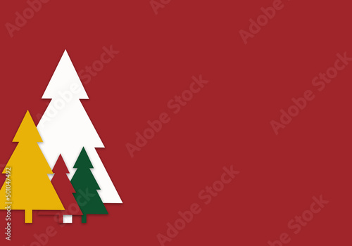 Red-Green Tone Background For Christmas